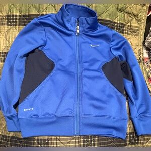 Nike zip up Dri-fit athletic jacket size 6